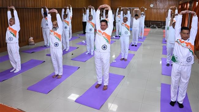 INTERNATIONAL DAY OF YOGA CELEBRATED WITH MUCH ENTHUSIASM AND FERVOR IN THE HIGH COURT