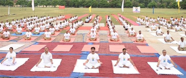 BSF PUNJAB CELEBERATES INTERNATIONAL DAY OF YOGA  IN DIFFERENT SECTORS