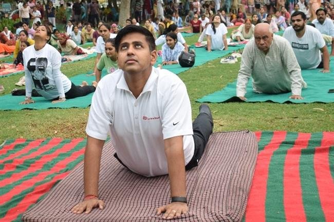 INTERNATIONAL YOGA DAY CELEBRATED IN ABOHAR