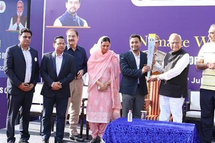 CHESS OLYMPIAD TORCH ARRIVES IN CHANDIGARH
