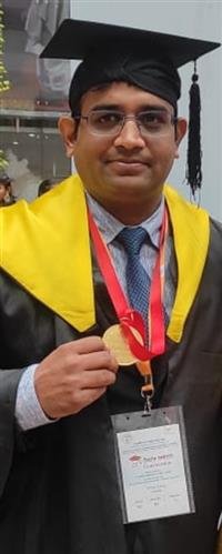 DR. VIKAS GARG HONORED WITH GOLD MEDAL