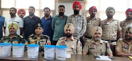 PAKISTANI DRONE DROPS 3.5 KG HEROIN WORTH RS. 18 CRORES IN FEROZEPORE SECTOR