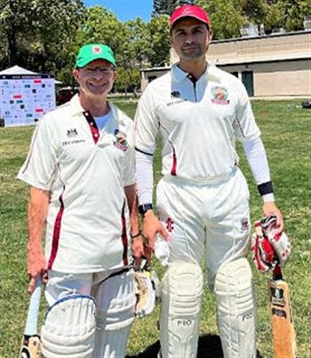 INDIAN BORN SORABH DAS CAPTAINS THE ROW TEAM IN NV WORLD CUP SERIES MATCH