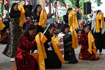 CTA LED TIBETANS IN DHARAMSHALA CELEBRATE 87TH BIRTHDAY OF DALAI LAMA
