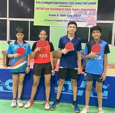 VANI, VISHAL, PELF, SAMARTH WIN TT TITLES