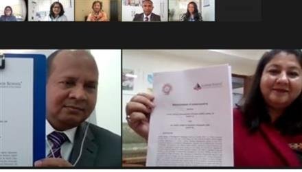 DEV SAMAJ COLLEGE OF EDUCATION AND LONDON SCHOOL OF MANAGEMENT EDUCATION SIGN MOU