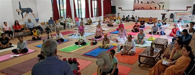 FIVE DAYS INTEGRATED YOGA AND AYURVEDA WELLNESS AWARENESS CAMP STARTS AT GOVT. COLLEGE OF YOGA