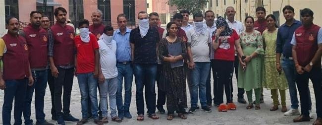DELHI POLICE AHTU AND CRIME BRANCH BUSTED  PROSTITUTION AND TRAFFICKING RACKET INVOLVING FOREIGN WOMEN