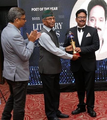 AJIT GETS “POET OF THE YEAR AWARD”
