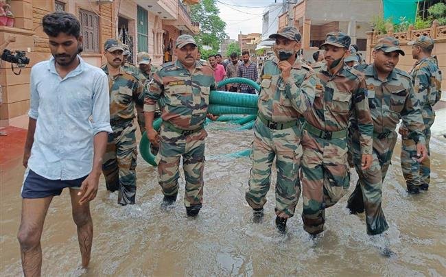 INDIAN ARMY AUGMENTS FLOOD RELIEF ASSISTANCE IN JODHPUR