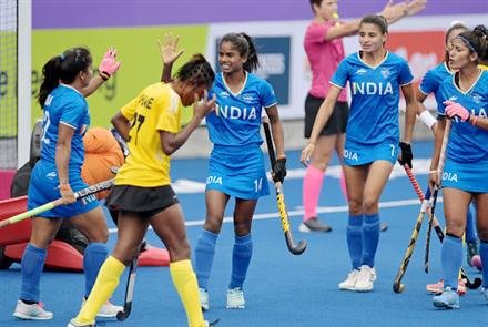 INDIAN WOMEN'S HOCKEY TEAM BEAT WALES 3-1