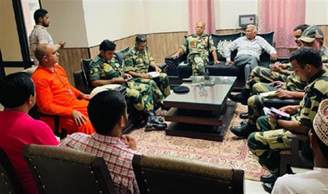 भारत-पाक सीमा पर स्वतंत्रता दिवस मनाने की तैयारियों हेतु मीटिंग संपन्न