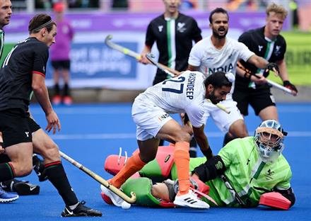 CWG: INDIAN MEN'S HOCKEY TEAM REACH SEMI-FINALS WITH 4-1 WIN OVER WALES