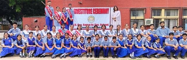 DEV SAMAJ SCHOOL HOLDS INVESTITURE CEREMONY