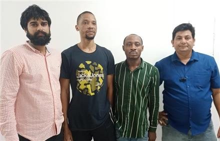 DELHI POLICE NABBED TWO AFRICAN NATIONALS MAKING FAKE INDIAN VISA AND CHEATING ON PRETEXT OF PROVIDING BANK LOAN