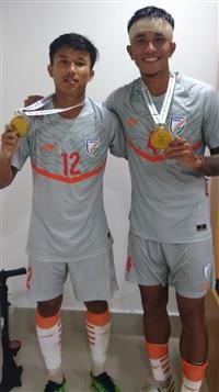 ROUNDGLASS PUNJAB FC’S BIKASH YUMNAM AND MAHESON SINGH HELP INDIA LIFT SAFF U20 TITLE