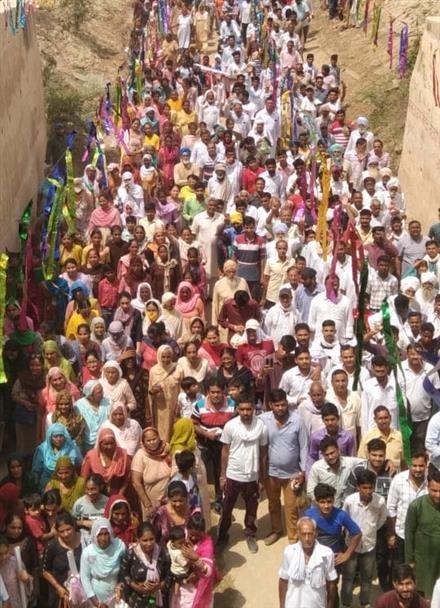 RATION TO 55 FAMILIES, TRICYCLES TO TWO DIFFERENTLY-ABLED, KEYS OF HOUSES TO 3 FAMILIES GIVEN AT BUDHRAWALI