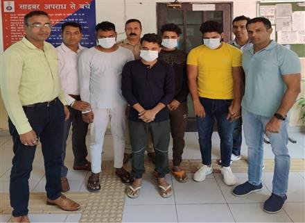 INSURANCE FRAUD: CYBER POLICE ARRESTS FOUR ACCUSED FROM GHAZIABAD