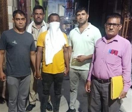 AFRICAN DRUG PEDDLER WITH 64.18 GM AMPHETAMINE ARRESTED