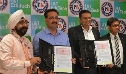 रयात बाहरा यूनीवरसिटी की ओर से विद्यार्थियों की रोजग़ार समर्था को बढाने के लिए एल ऐंड टी ऐजूटैक के साथ समझौता