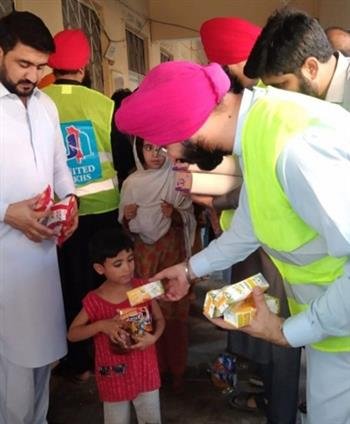 UNITED SIKHS CARRY OUT MASSIVE RELIEF WORK IN FLOOD-HIT PAKISTAN
