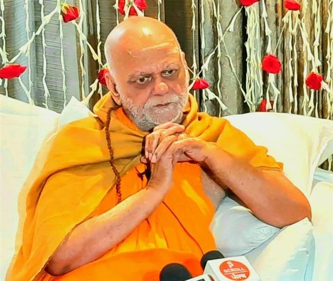 केंद्र भारत को हिन्दू राष्ट्र घोषित करने अपनी दृढ़ इच्छाशक्ति प्रकट करे : शंकराचार्य निश्चलानंद सरस्वती जी महाराज