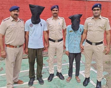CHANDIGARH POLICE SOLVED SNATCHING OF ZIRAKPUR RESIDENT  CASE, TWO ARRESTED