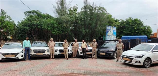 अंतरराज्य वाहन चोरी गिरोह का भंडाफोड़, दो गिरफ्तार, 11 मामले ट्रेस, छह वाहन बरामद
