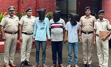 CHANDIGARH POLICE SOLVED CASES OF TWO SWNSATIONAL CASE OF BURGALARY AND MV THEFT, THREE NABS
