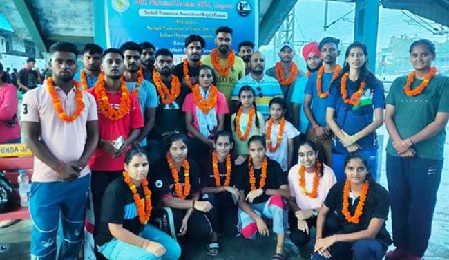 नेटबॉल पंजाब की टीम “राष्ट्रीय खेल 2022” में भाग लेने के लिए बठिंडा से गुजरात के लिए हुई रवाना