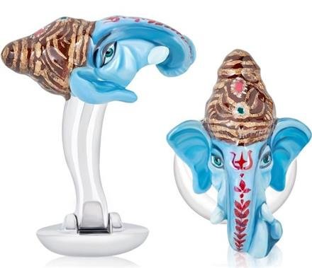 UPSET HINDUS URGE SOUTH DAKOTA FIRM TO WITHDRAW LORD GANESHA $940 CUFFLINKS & APOLOGIZE