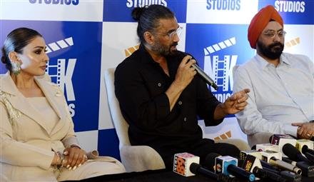ACTOR SUNIEL SHETTY UNVEILED NK STUDIOS REGION’S FIRST STATE OF THE ART SHOOTING STUDIO