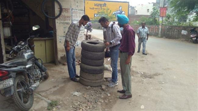 दो सरकारी स्कूलों में मिला डेंगू का लार्वा, किया चालान
