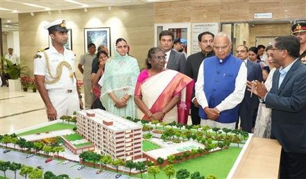 MURMU INAUGURATES NEW SECRETARIAT BUILDING, SMART GRID PROJECT AND LAYS FOUNDATION STONE OF VARIOUS DEVELOPMENT PROJECTS