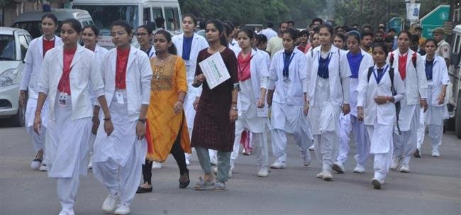 'CHIRANJEEVI MARATHON” ATTRACTS HUNDREDS OF YOUTHS