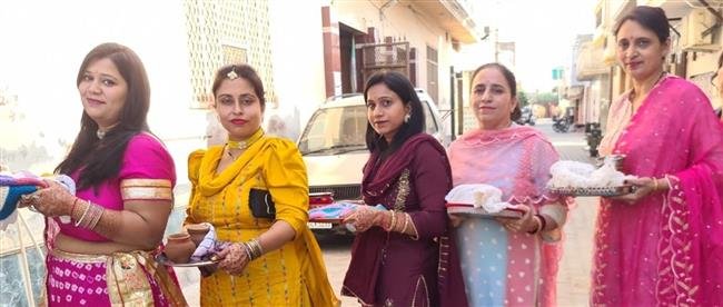 KARWA CHAUTH CELEBRATED IN ABOHAR