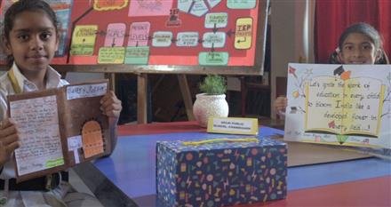 INTER SCHOOL LIBRARY COMPETITION: DPS SCHOOL HEMANANYA GOEL WINS FIRST PRIZE ON SLOGAN