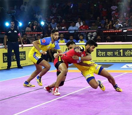 BENGALURU BULLS FLOOR TAMIL THALAIVAS 45-28 TO RISE TO THIRD SPOT