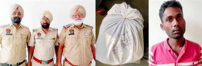 अढ़ाई किलो गांजे सहित युवक काबू, पुलिस रिमांड पर