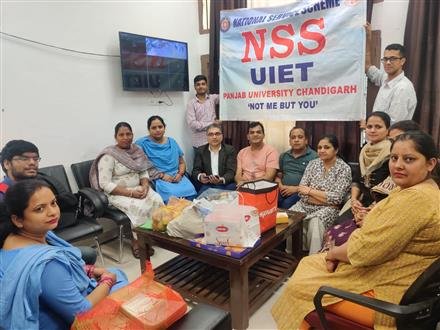 PANJAB UNIVERSITY NSS CELEBRTAES DIWALI