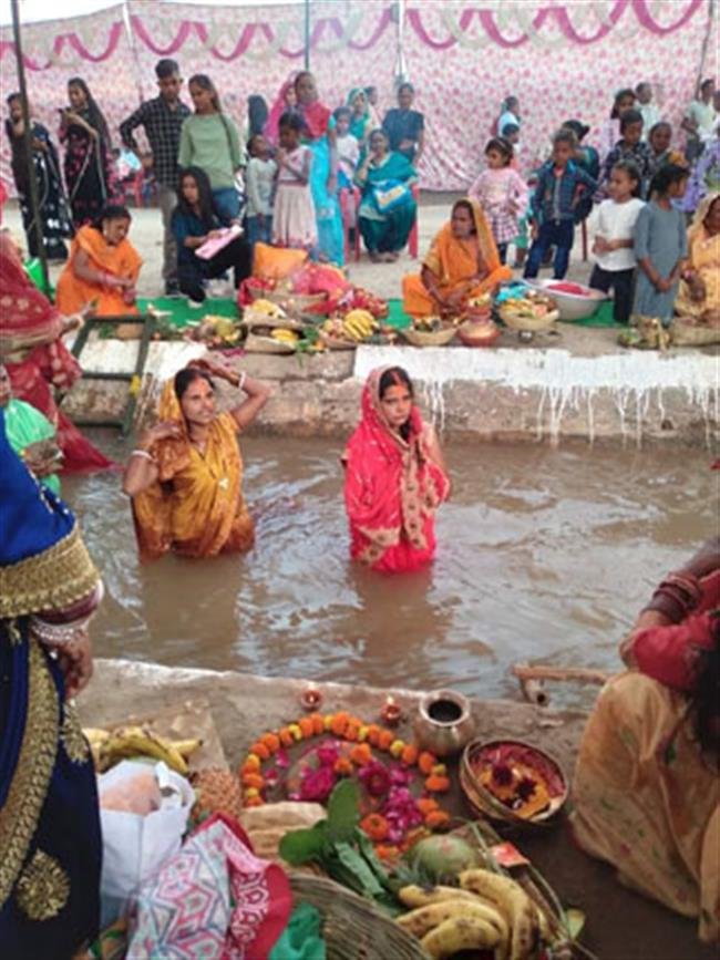 हर्षोल्लास एव श्रद्धा के साथ मनाया गया चार दिवसीय छठ मईया महापर्व