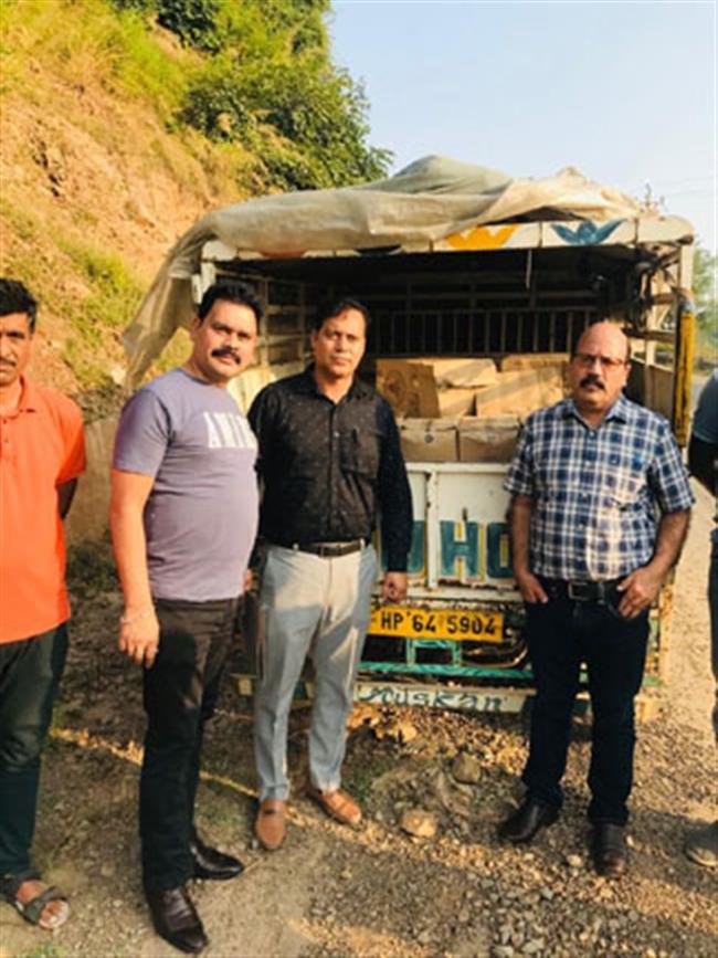 अवैध शराब के विरुद्ध कार्रवाई में 708 पेटियां जब्त