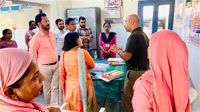 केन्द्रीय स्वास्थ्य विभाग की टीम ने खंखाला टीकाकरण अभियान का रिकॉर्ड