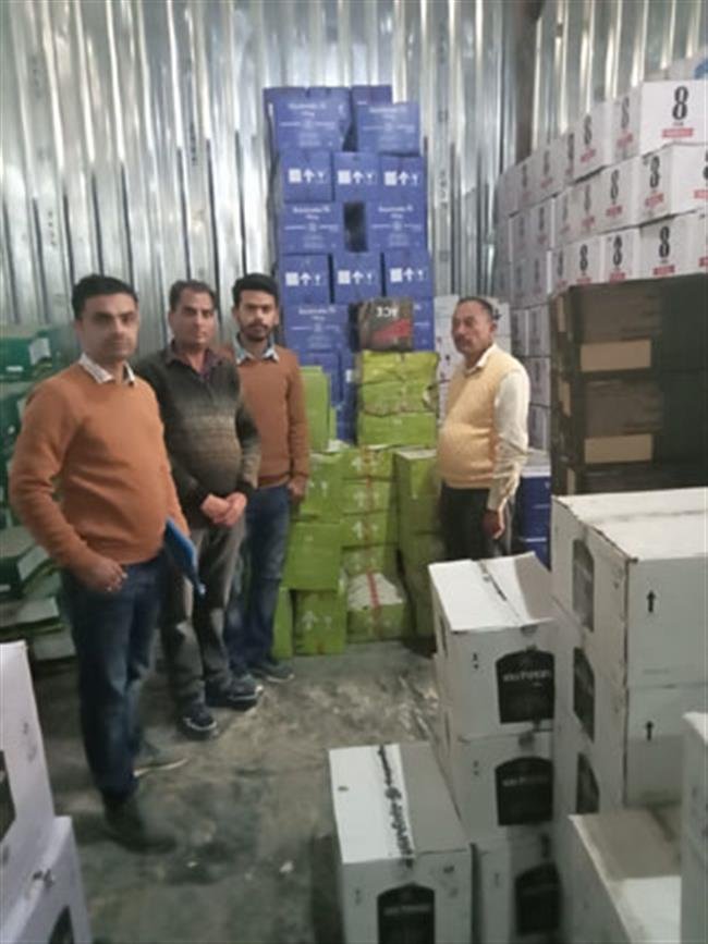 53594 लीटर कच्ची शराब जब्त की