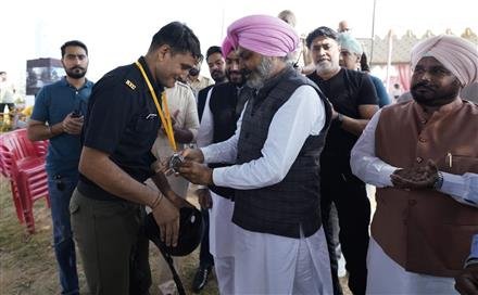CHANDIGARH HORSE SHOW: FINANCE MINISTER HARPAL SINGH CHEEMA INAUGURATES
