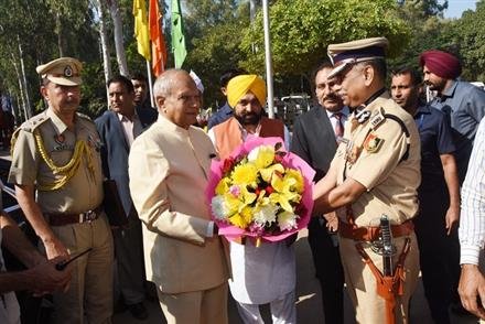 CHANDIGARH POLICE CELEBERATES RAISING DAY, PURUHOT  , BHAGWANT MANN ATTENDS