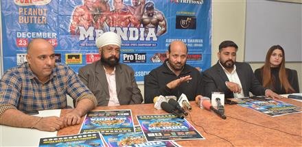 SENIOR MR. INDIA BODY BUILDING CHAMPIONSHIP TO BE HELD
