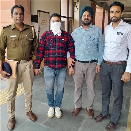 CHANDIGARH POLICE PO CELL NABS ABSCONDING ACCUSED FROM LUDHIANA