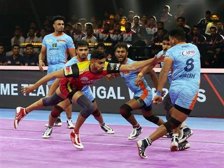 BENGAL WARRIORS RALLT TO OVERCOME BENGALURU BULLS
