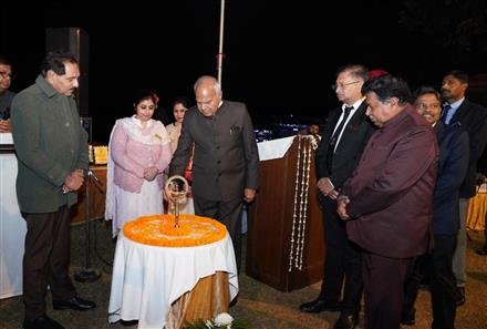 GOVERNOR PUROHIT AND HARYANA SPEAKER ATTENDS CAG EVENT AT LAKE CLUB